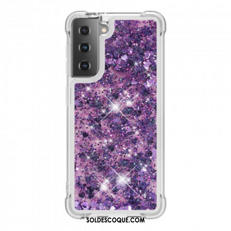 Coque Samsung Galaxy S21 Plus 5G Désires Paillettes