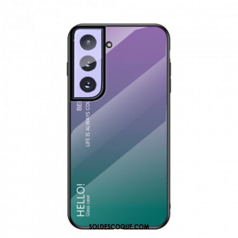 Coque Samsung Galaxy S21 Plus 5G Verre Trempé Hello