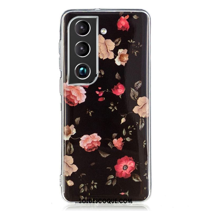 Coque Samsung Galaxy S22 5G Fleurs Liberty Fluorescente