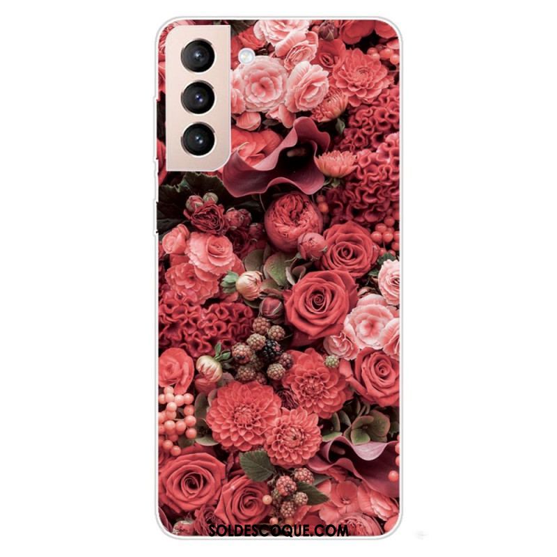 Coque Samsung Galaxy S22 5G Fleurs Roses