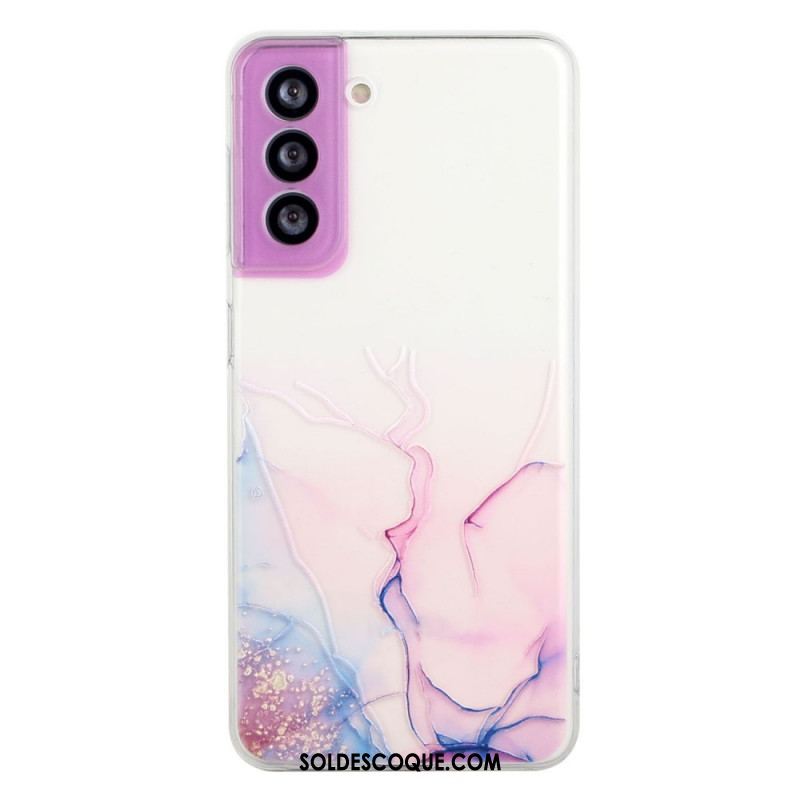 Coque Samsung Galaxy S22 5G Silicone Effet Marbré