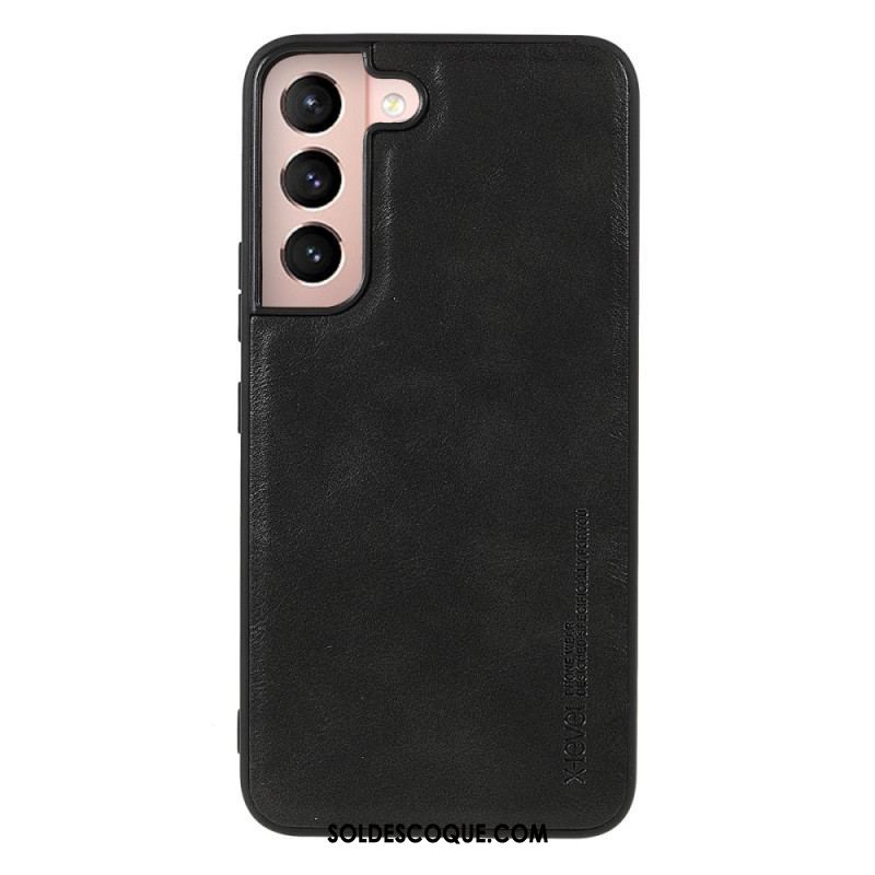 Coque Samsung Galaxy S22 5G X- Level Effet Cuir Vintage