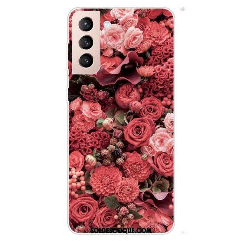 Coque Samsung Galaxy S22 Plus 5G Fleurs Roses