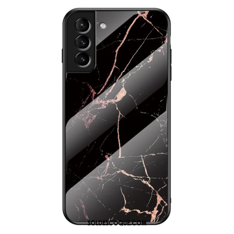 Coque Samsung Galaxy S22 Plus 5G Verre Trempé Marble Colors