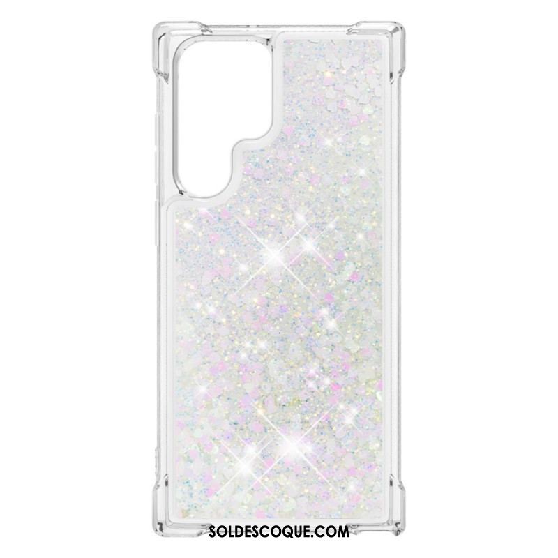 Coque Samsung Galaxy S22 Ultra 5G Désires Paillettes