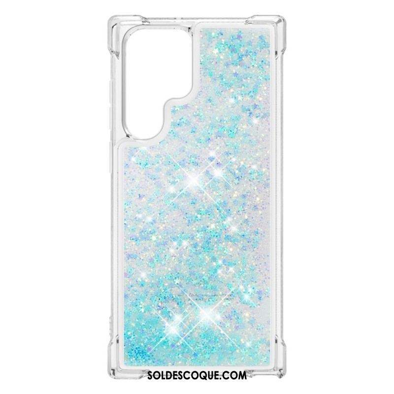 Coque Samsung Galaxy S22 Ultra 5G Désires Paillettes