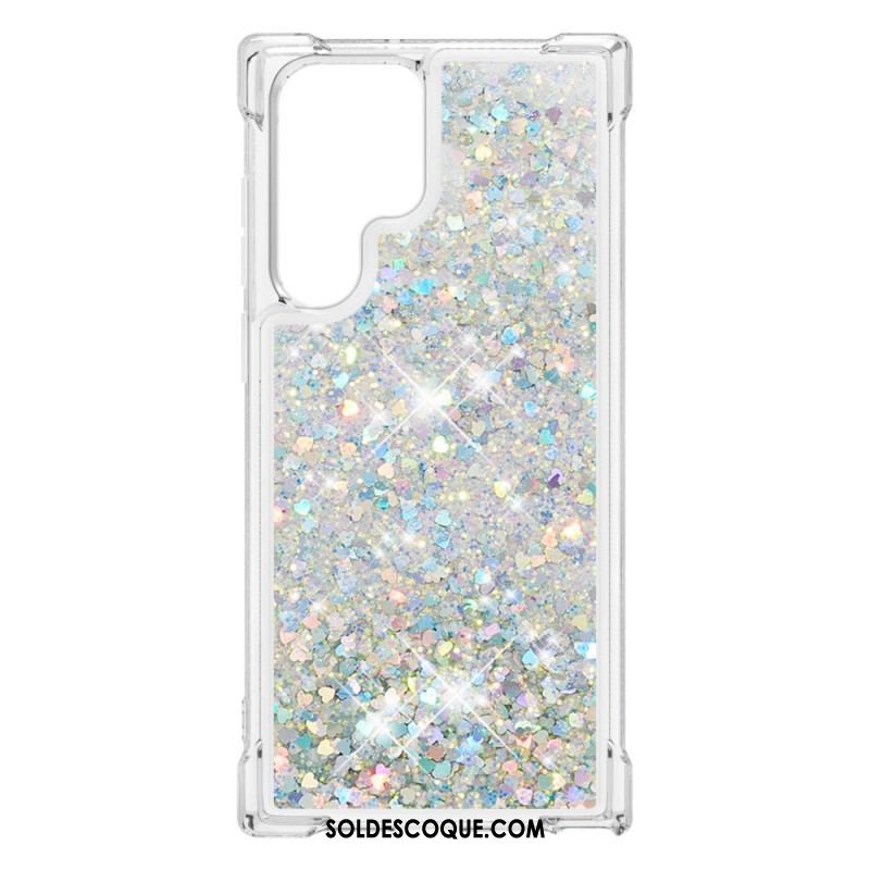 Coque Samsung Galaxy S22 Ultra 5G Désires Paillettes