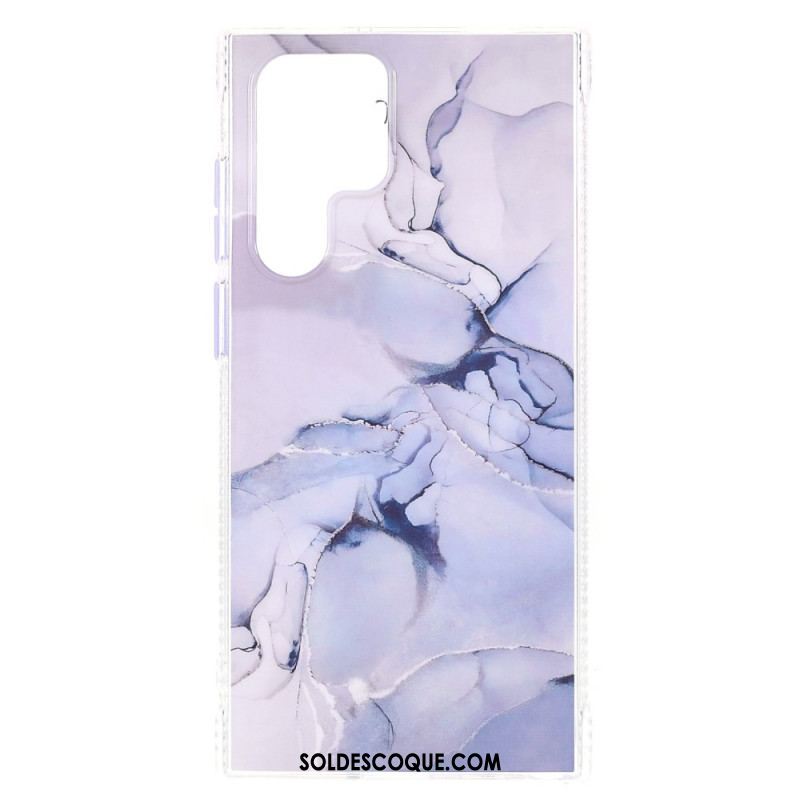 Coque Samsung Galaxy S22 Ultra 5G Hybride Marbré