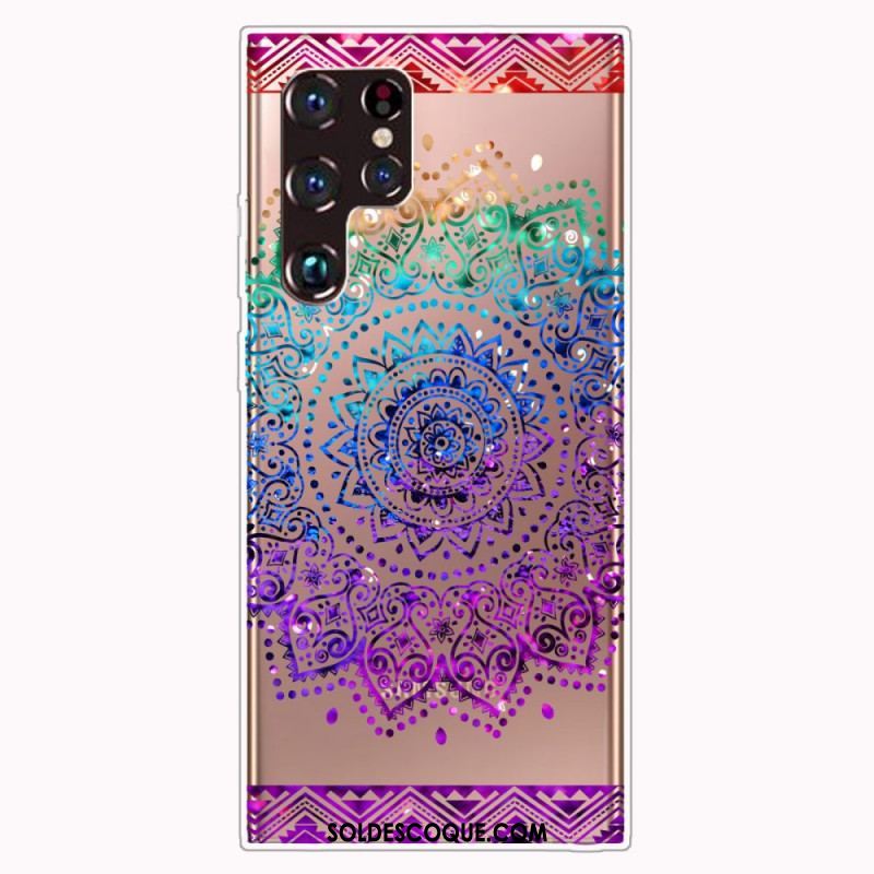 Coque Samsung Galaxy S22 Ultra 5G Mandala Design