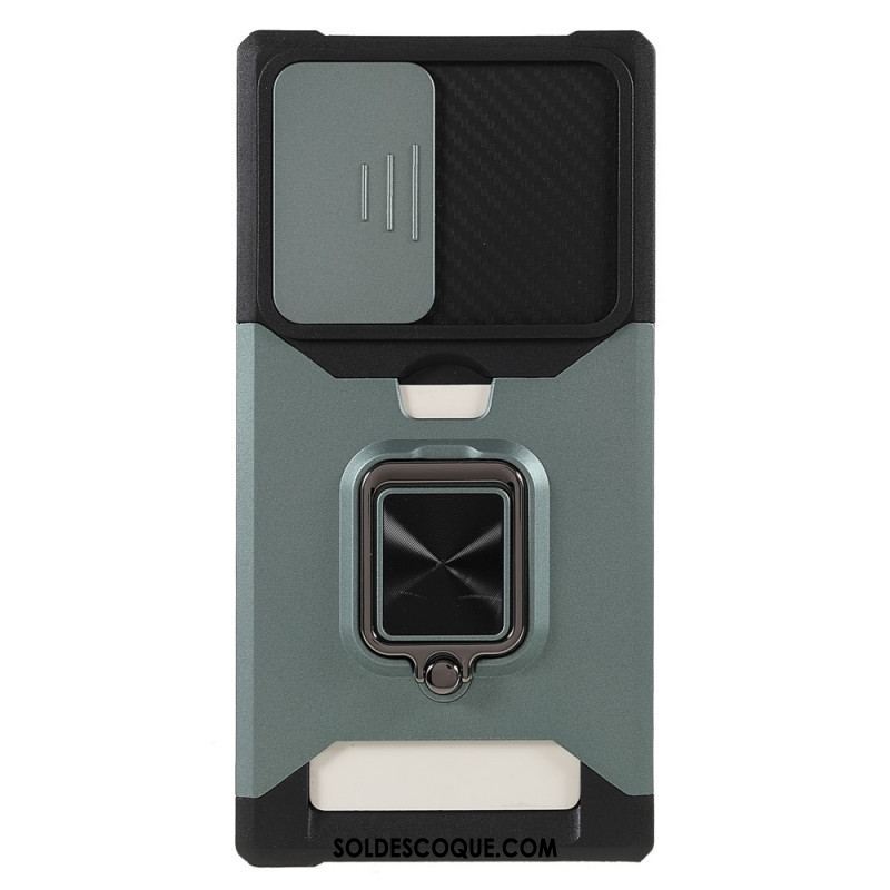 Coque Samsung Galaxy S22 Ultra 5G Multi-Fonctionnelle Protège-Lentilles