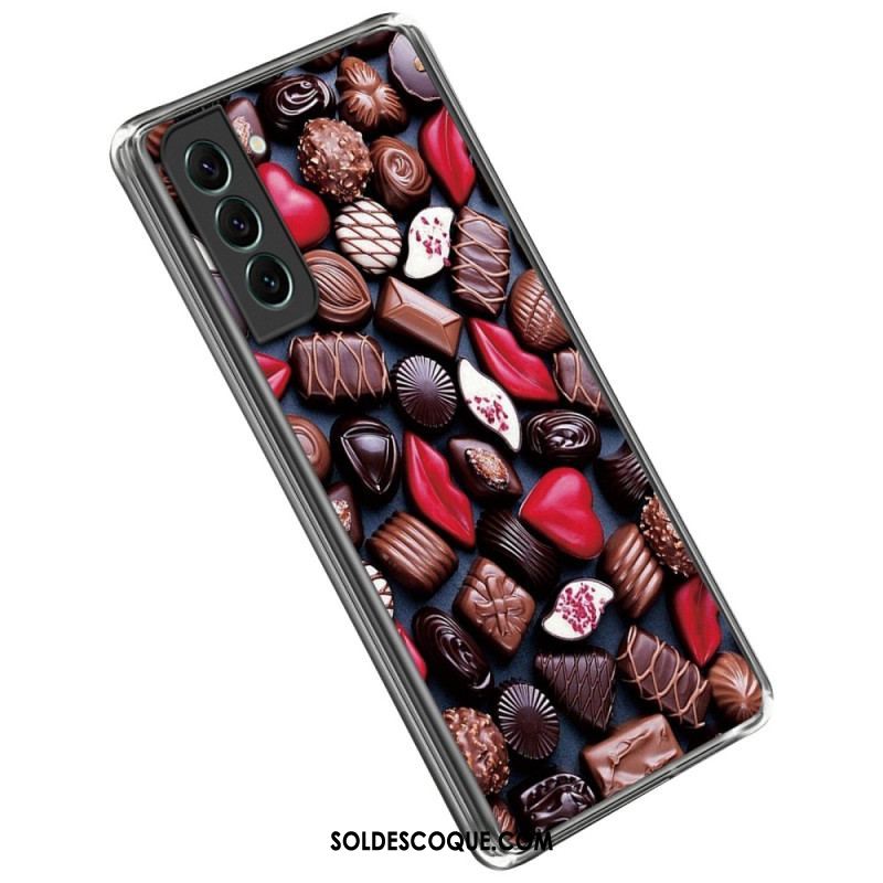 Coque Samsung Galaxy S23 5G Flexible Chocolat