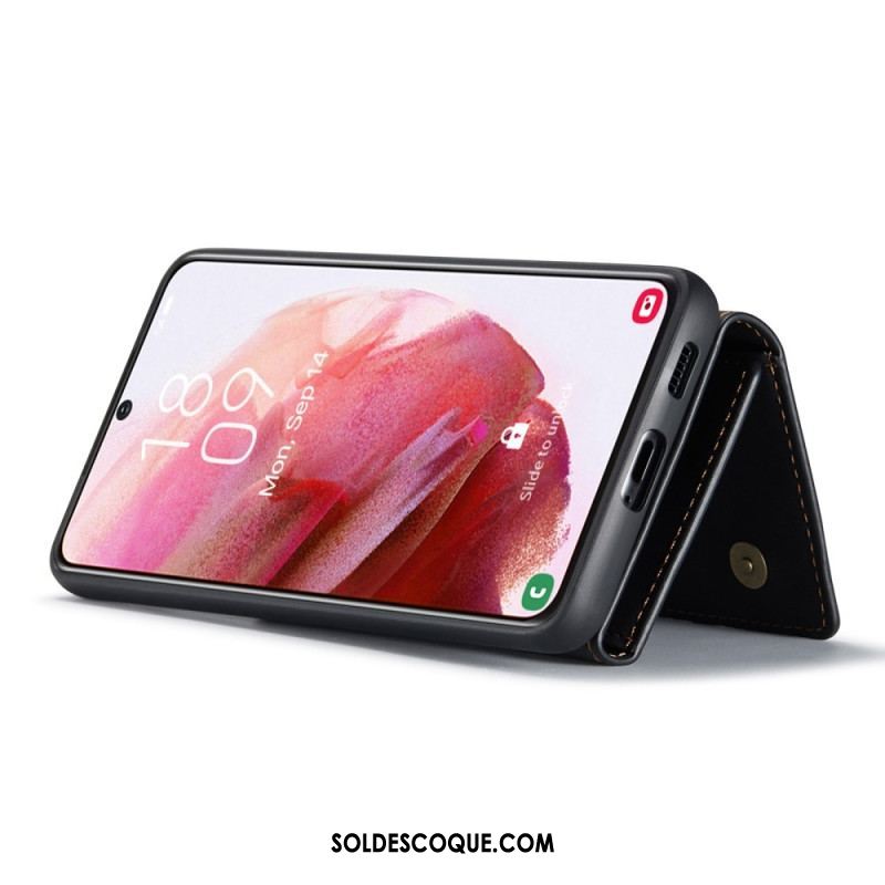 Coque Samsung Galaxy S23 5G Porte-Cartes Détachable DG.MING
