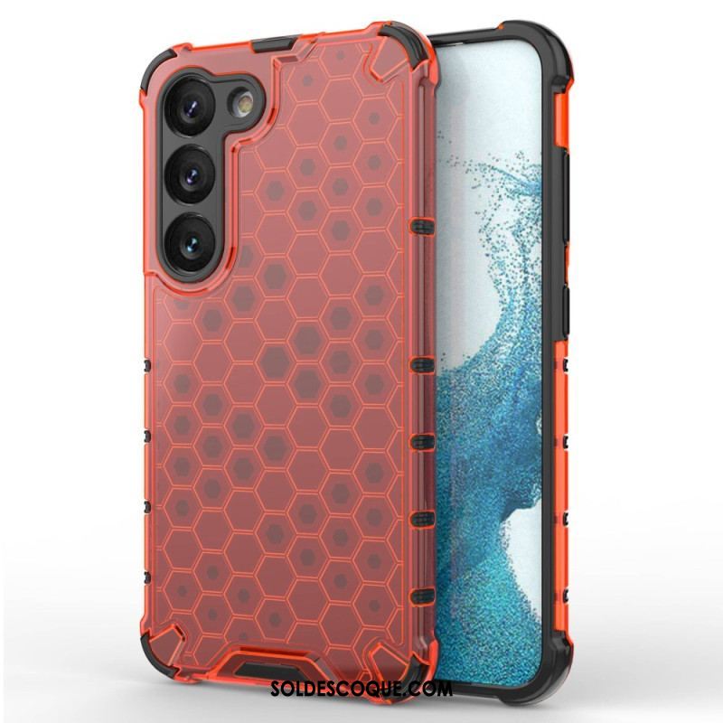 Coque Samsung Galaxy S23 5G Style Nid d'Abeille