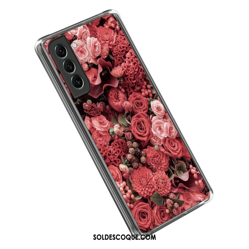 Coque Samsung Galaxy S23 Plus 5G Déclinaison Florale