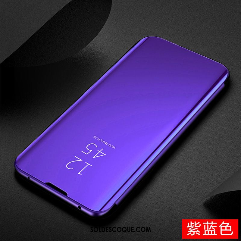 Coque Samsung Galaxy S41 Étoile Violet Téléphone Portable Étui En Cuir Miroir Pas Cher
