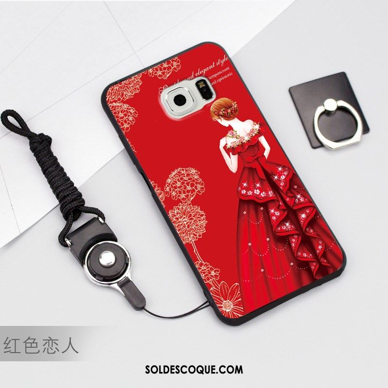 Coque Samsung Galaxy S6 Cou Suspendu Tendance Étui Téléphone Portable Étoile En Vente