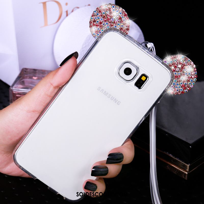 Coque Samsung Galaxy S6 Couleur Téléphone Portable Étui Silicone Étoile Pas Cher