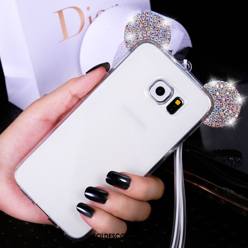Coque Samsung Galaxy S6 Couleur Téléphone Portable Étui Silicone Étoile Pas Cher