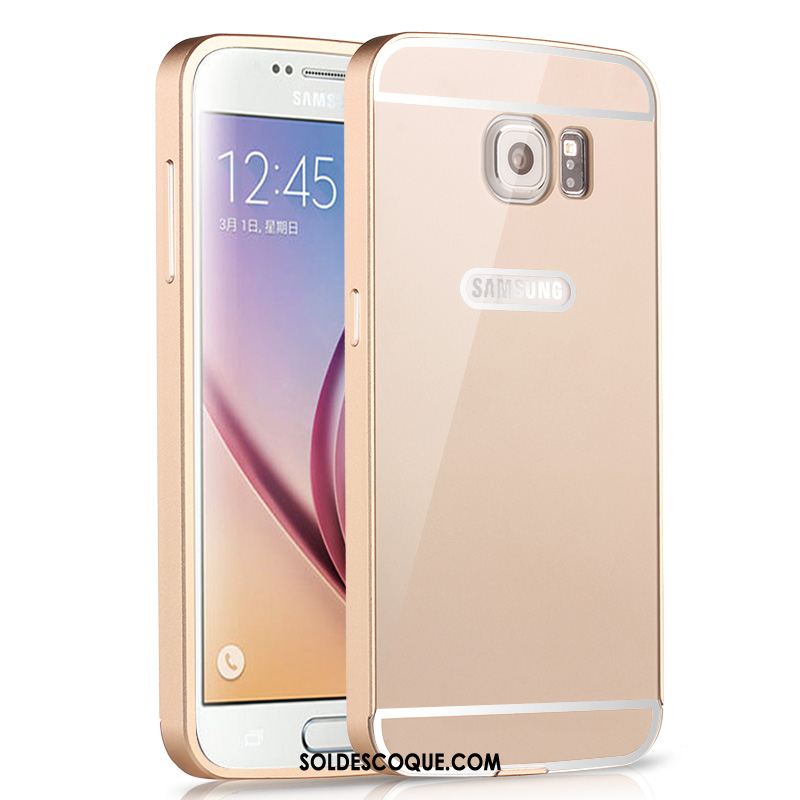 Coque Samsung Galaxy S6 Couvercle Arrière Téléphone Portable Border Protection Étui Pas Cher