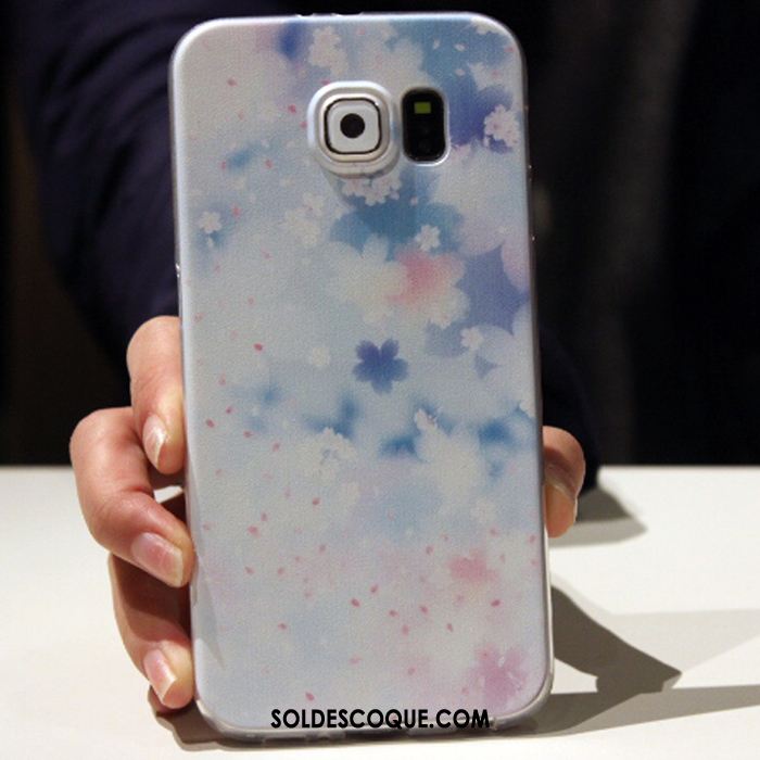 Coque Samsung Galaxy S6 Créatif Incassable Protection Étoile Rose Pas Cher