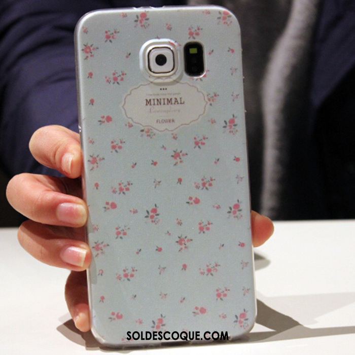 Coque Samsung Galaxy S6 Créatif Incassable Protection Étoile Rose Pas Cher