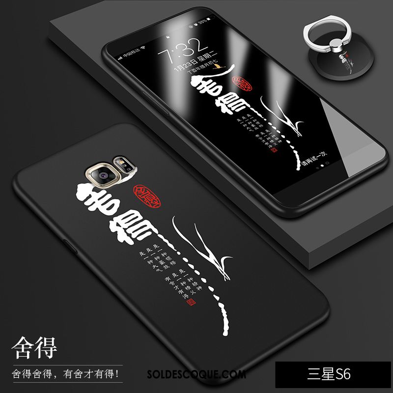 Coque Samsung Galaxy S6 Créatif Incassable Silicone Téléphone Portable Protection Pas Cher