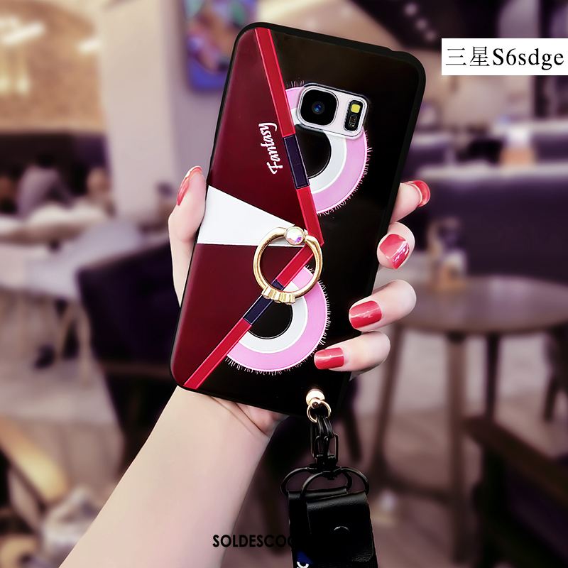 Coque Samsung Galaxy S6 Edge Anneau Téléphone Portable Incassable Étoile Une Agrafe En Ligne