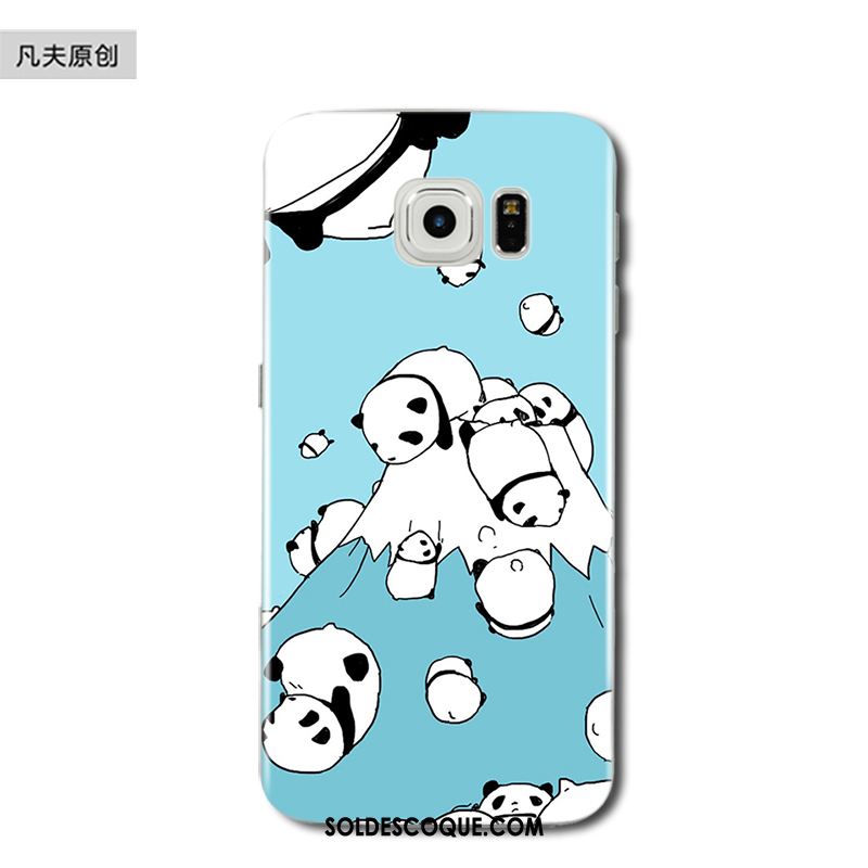 Coque Samsung Galaxy S6 Edge Dessin Animé Chat Charmant Étoile Fluide Doux Housse En Ligne