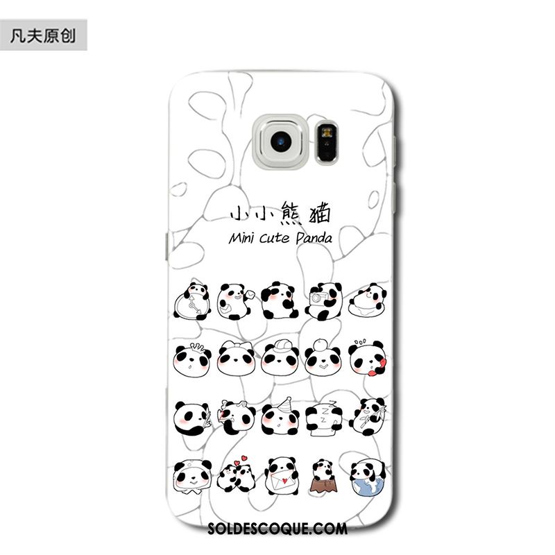 Coque Samsung Galaxy S6 Edge Dessin Animé Chat Charmant Étoile Fluide Doux Housse En Ligne