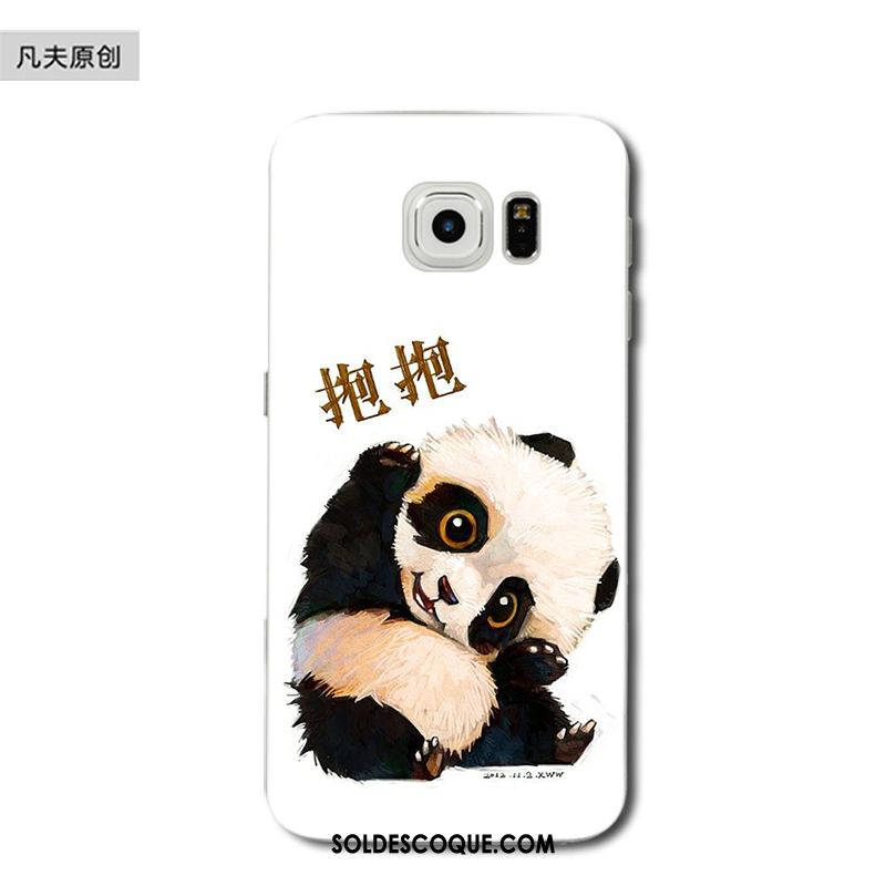 Coque Samsung Galaxy S6 Edge Dessin Animé Chat Charmant Étoile Fluide Doux Housse En Ligne