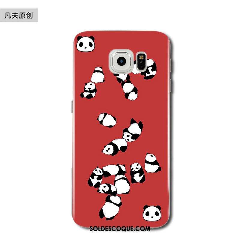 Coque Samsung Galaxy S6 Edge Dessin Animé Chat Charmant Étoile Fluide Doux Housse En Ligne