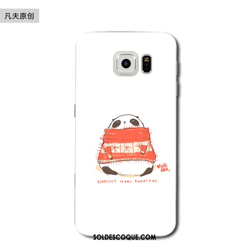 Coque Samsung Galaxy S6 Edge Dessin Animé Chat Charmant Étoile Fluide Doux Housse En Ligne