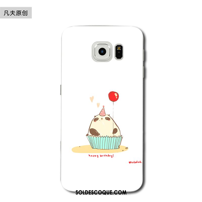 Coque Samsung Galaxy S6 Edge Dessin Animé Chat Charmant Étoile Fluide Doux Housse En Ligne