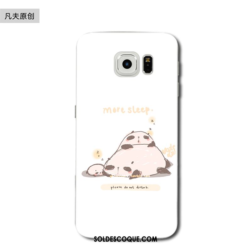 Coque Samsung Galaxy S6 Edge Dessin Animé Chat Charmant Étoile Fluide Doux Housse En Ligne