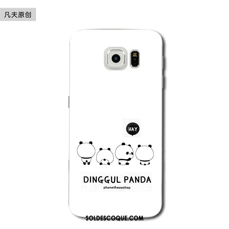 Coque Samsung Galaxy S6 Edge Dessin Animé Chat Charmant Étoile Fluide Doux Housse En Ligne