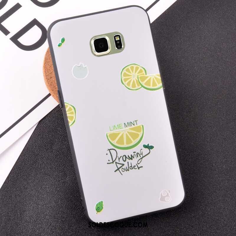 Coque Samsung Galaxy S6 Edge Incassable Vert Étoile Téléphone Portable Étui En Ligne