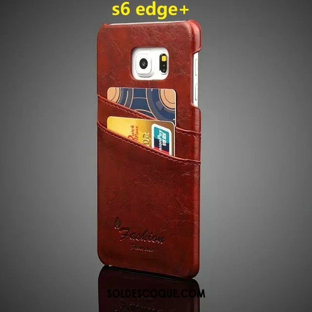 Coque Samsung Galaxy S6 Edge Jaune Cuir Véritable Téléphone Portable Tendance Étoile Housse France