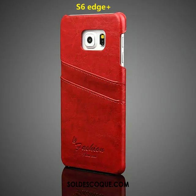 Coque Samsung Galaxy S6 Edge Jaune Cuir Véritable Téléphone Portable Tendance Étoile Housse France