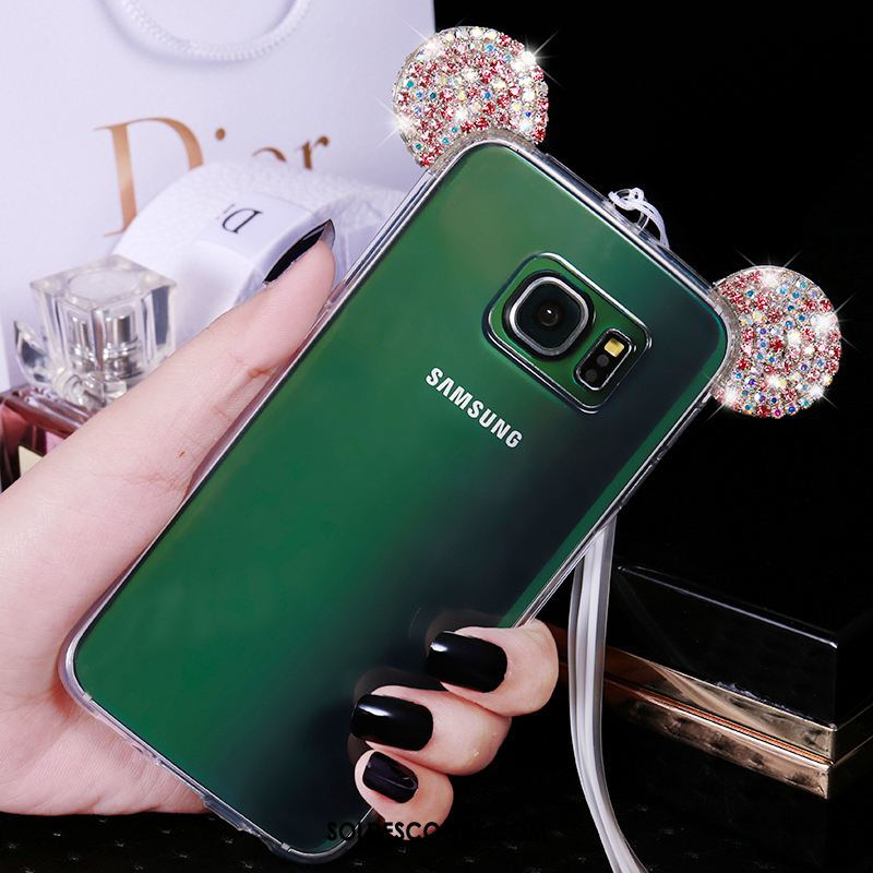 Coque Samsung Galaxy S6 Edge Ornements Suspendus Étui Téléphone Portable Strass Protection Soldes