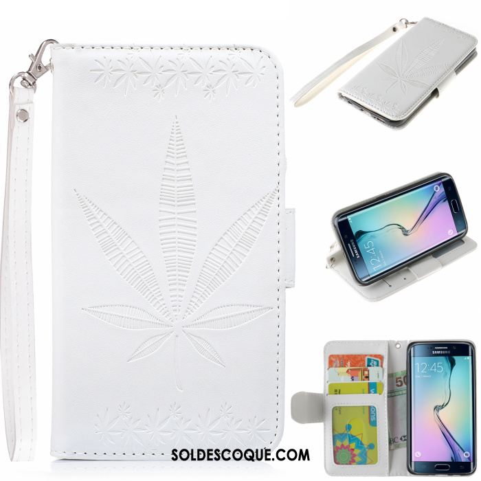 Coque Samsung Galaxy S6 Edge Ornements Suspendus Étui Étui En Cuir Téléphone Portable Étoile Housse Soldes