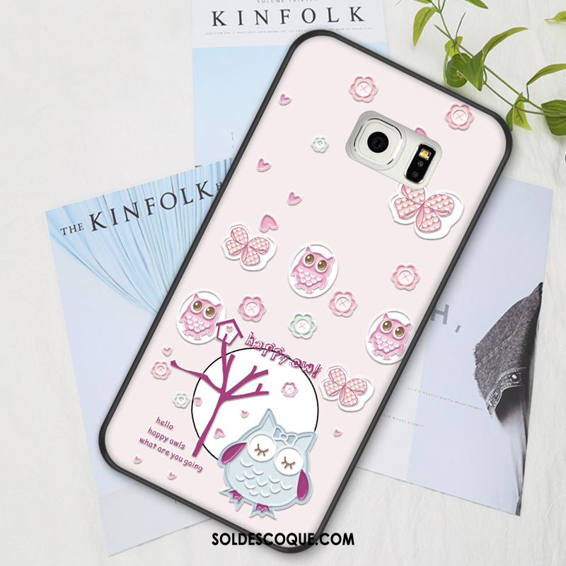 Coque Samsung Galaxy S6 Edge Protection Personnalité Étui Dessin Animé Fluide Doux Pas Cher