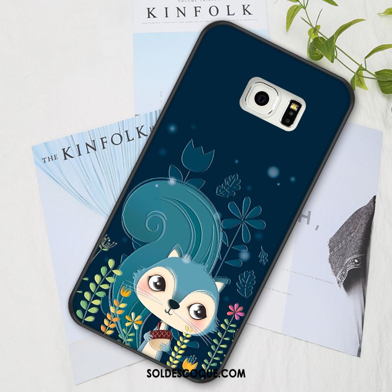 Coque Samsung Galaxy S6 Edge Protection Personnalité Étui Dessin Animé Fluide Doux Pas Cher