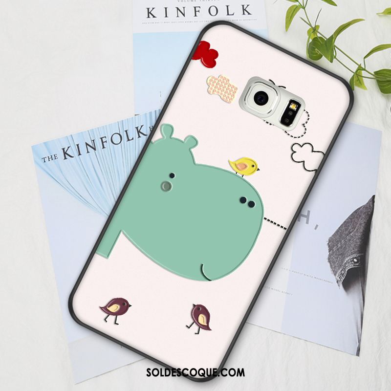 Coque Samsung Galaxy S6 Edge Protection Personnalité Étui Dessin Animé Fluide Doux Pas Cher