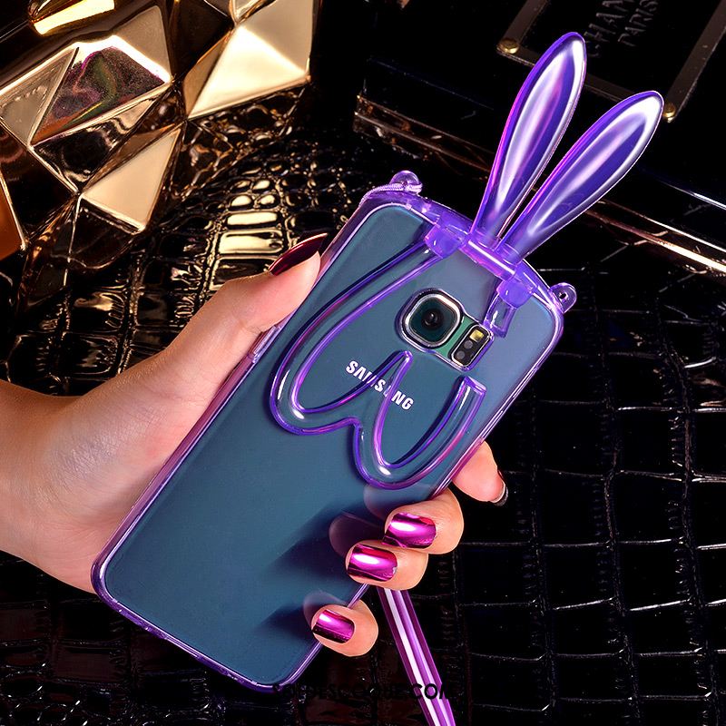 Coque Samsung Galaxy S6 Edge Protection Téléphone Portable Étui Silicone Bleu En Vente