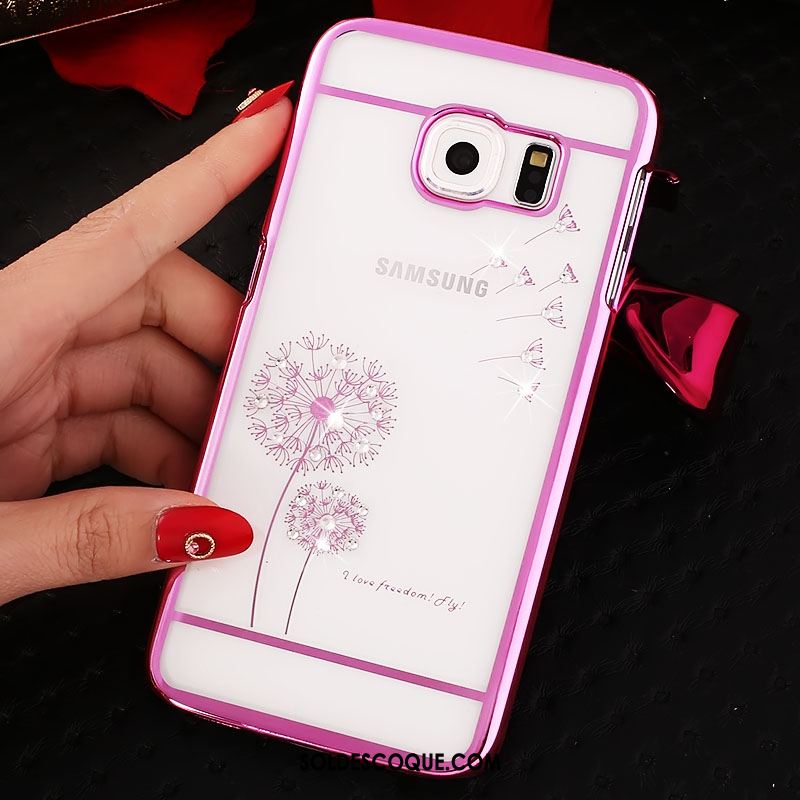 Coque Samsung Galaxy S6 Edge Protection Étoile Étui Difficile Strass En Vente