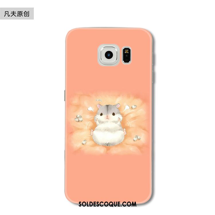 Coque Samsung Galaxy S6 Edge Étoile Rat Drôle Protection Silicone Pas Cher