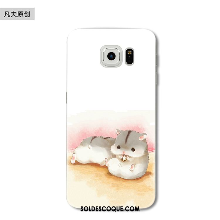 Coque Samsung Galaxy S6 Edge Étoile Rat Drôle Protection Silicone Pas Cher