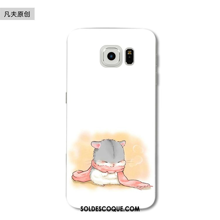 Coque Samsung Galaxy S6 Edge Étoile Rat Drôle Protection Silicone Pas Cher