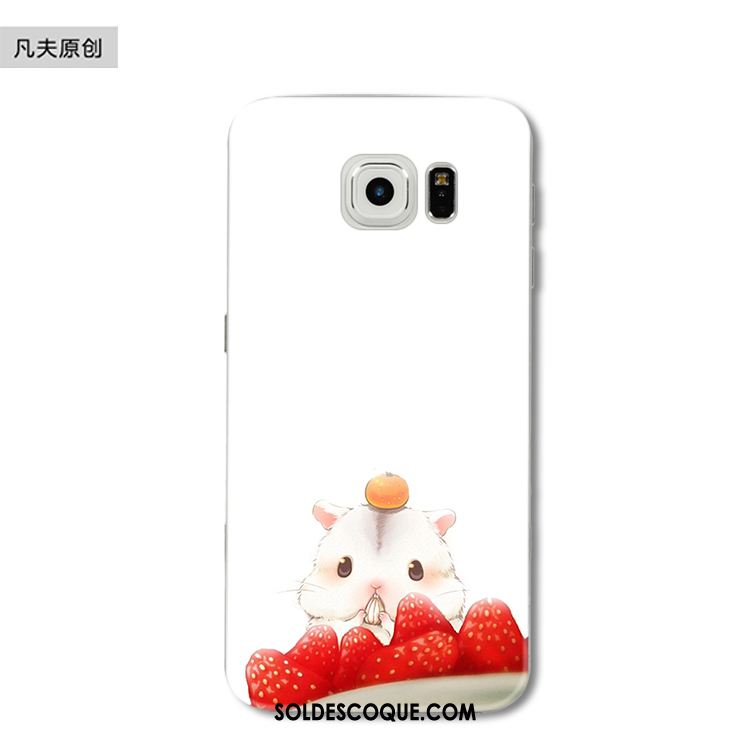 Coque Samsung Galaxy S6 Edge Étoile Rat Drôle Protection Silicone Pas Cher