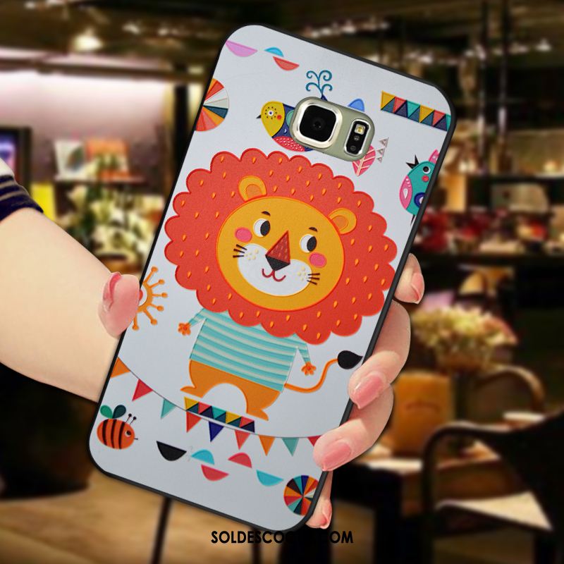 Coque Samsung Galaxy S6 Edge Étui Étoile Animal Téléphone Portable Dessin Animé France